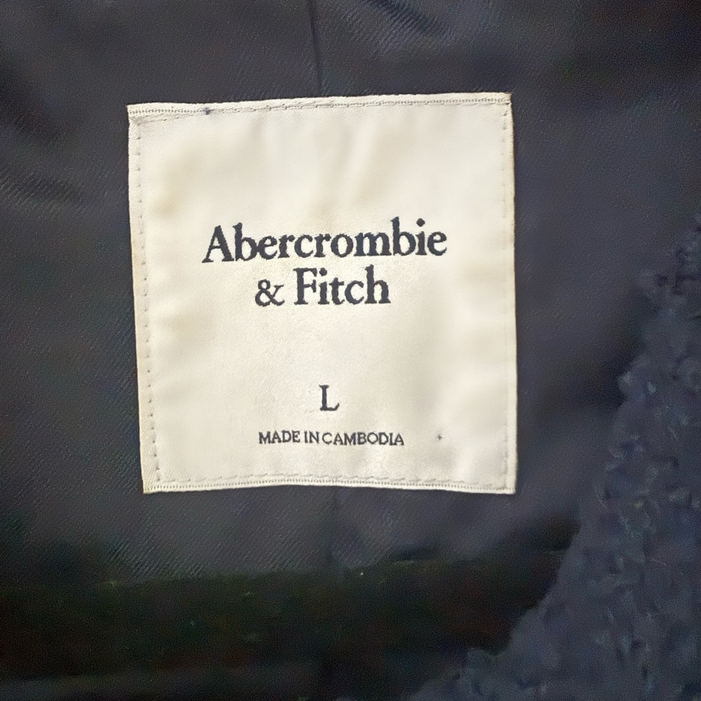 NWT ABERCROMBIE & FITCH NAVY TWEED JACKET